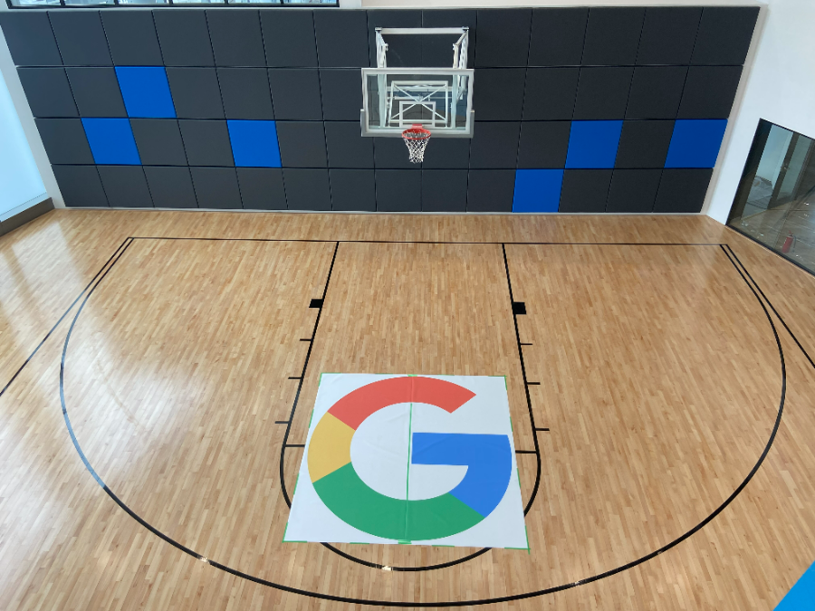 高強度SPC 石塑地板,強度能做室內球場地板,外觀多樣,圖片來源 桔果股份有限公司