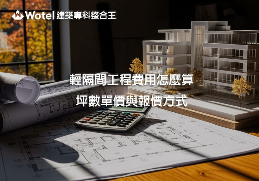 輕隔間工程費用怎麼算?坪數單價與不同報價方式